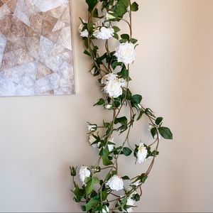 Rose garland decor wedding